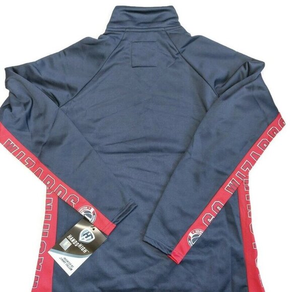 NBA Washington Wizards Hands High Adult Womens 2XL MVP Quarter Zip Pullover Blue - Picture 5 of 6